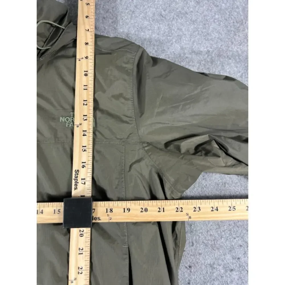 The North Face Resolve 2 Rain Jacket Mens M Waterproof Green DryVent NF0A2VD5
